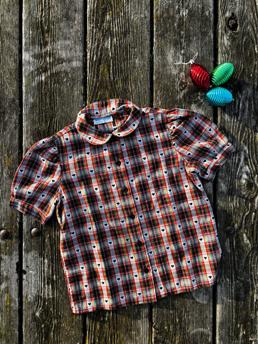 Heart Blouse Age 5 Years