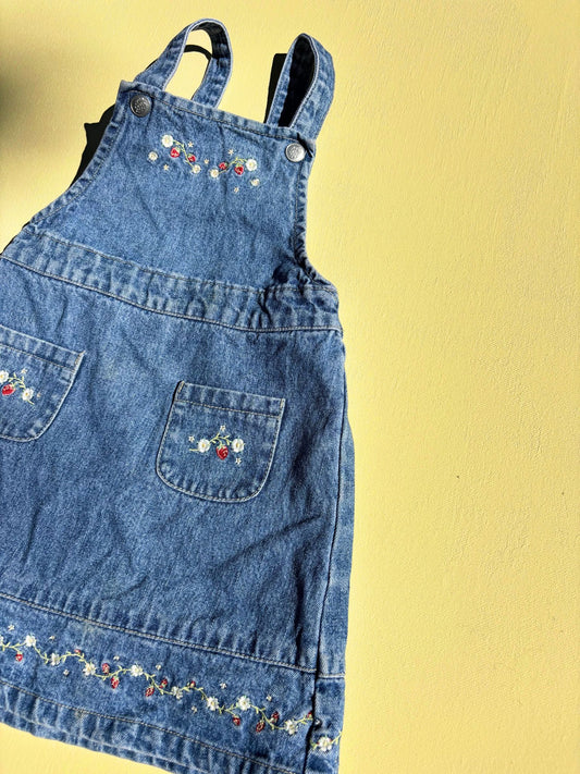 Dungaree Dress Age 2-3 Years