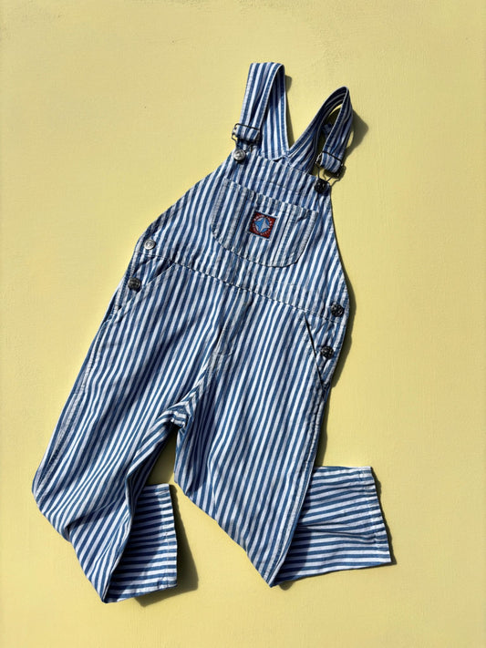 Striped Overalls Age 3-4 Years