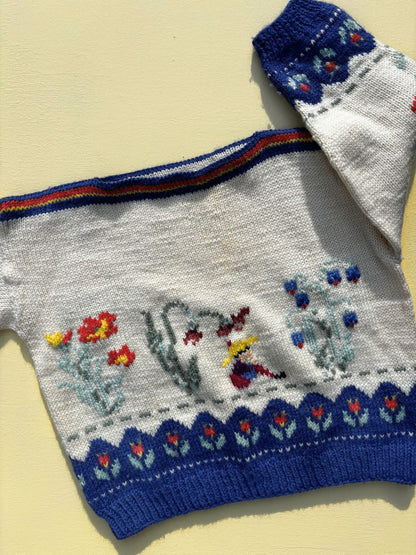 Hand knitted Sweater Age 6-8 Years