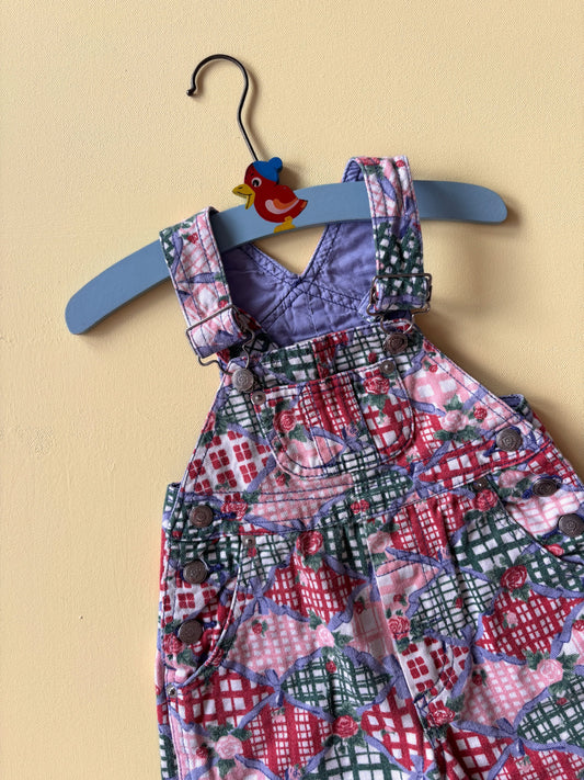 Rose Overalls Age 12-18 Months